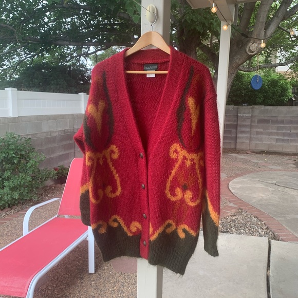 Harve Benard Cardigan 6 Mohair Size S 